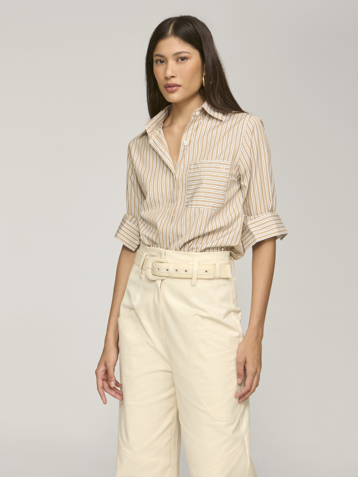 Calça Atena Sarja Cream
