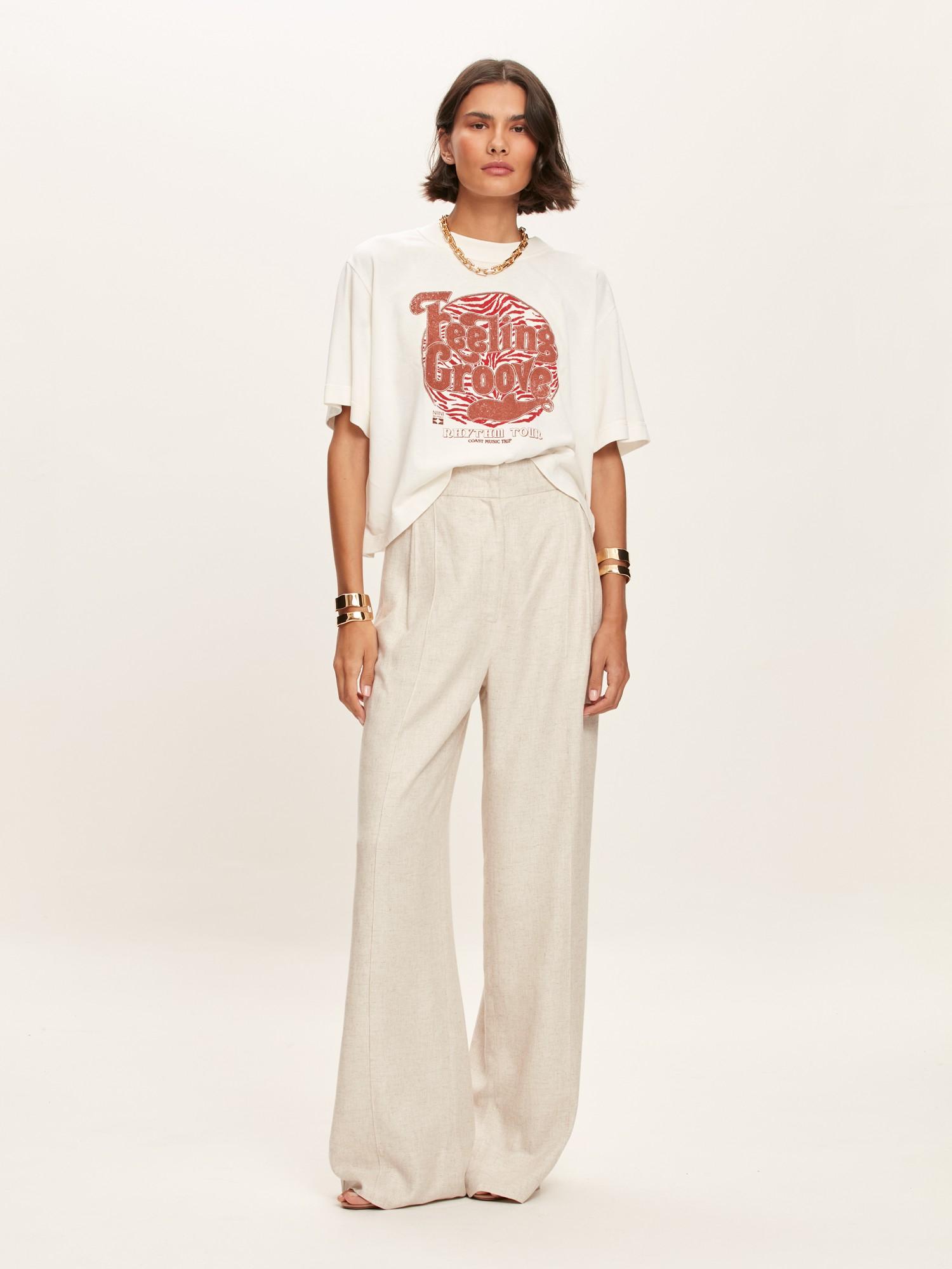 T-Shirt Feeling Groove Brandy