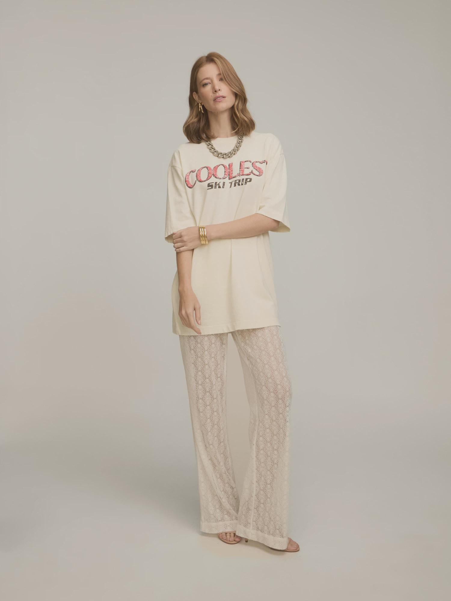 T-Shirt Oversized Coolest Off White T-Shirt Oversized Coolest Off White