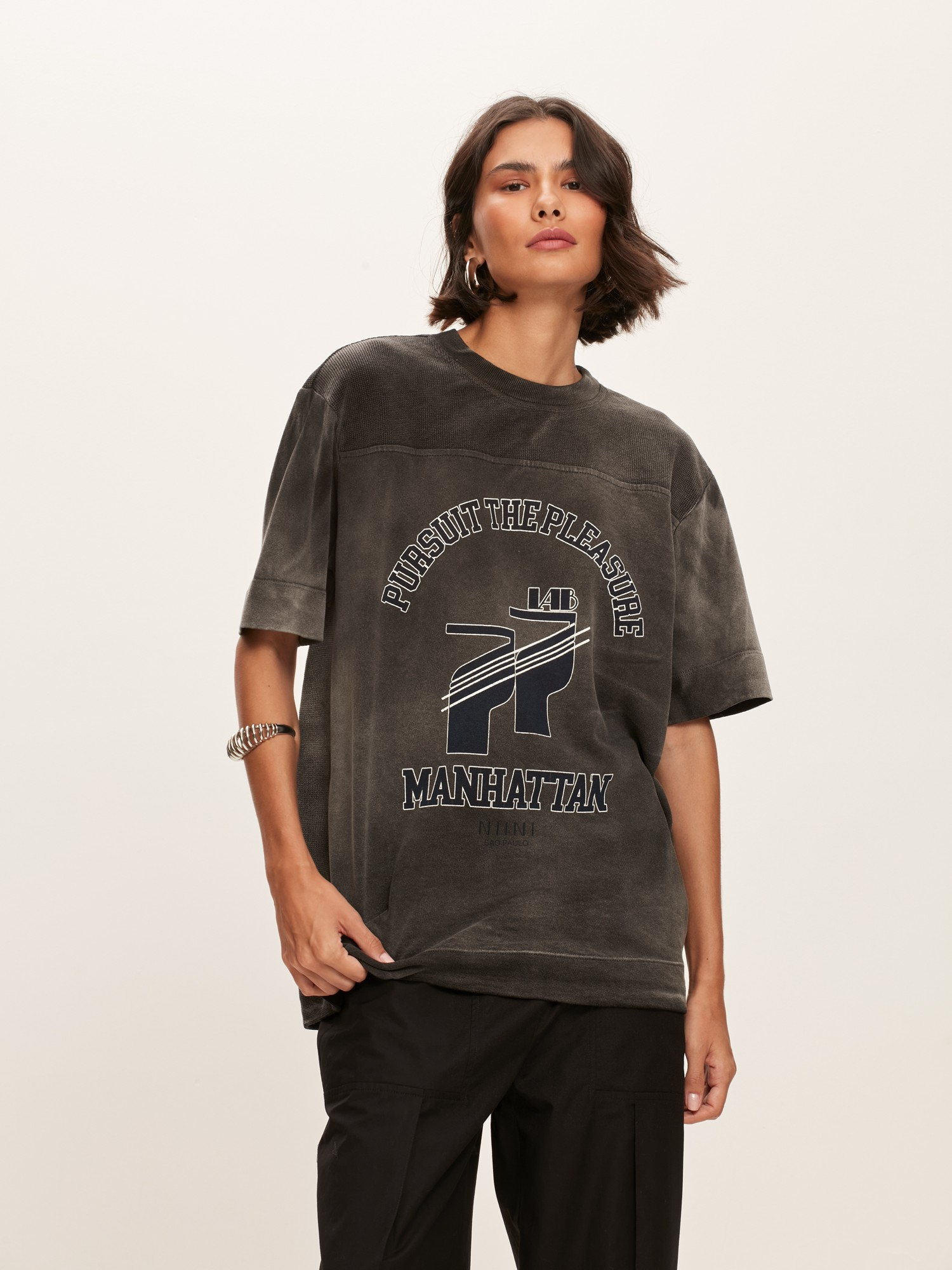 T-Shirt Oversized Pleasure Stone T-Shirt Oversized Pleasure Stone