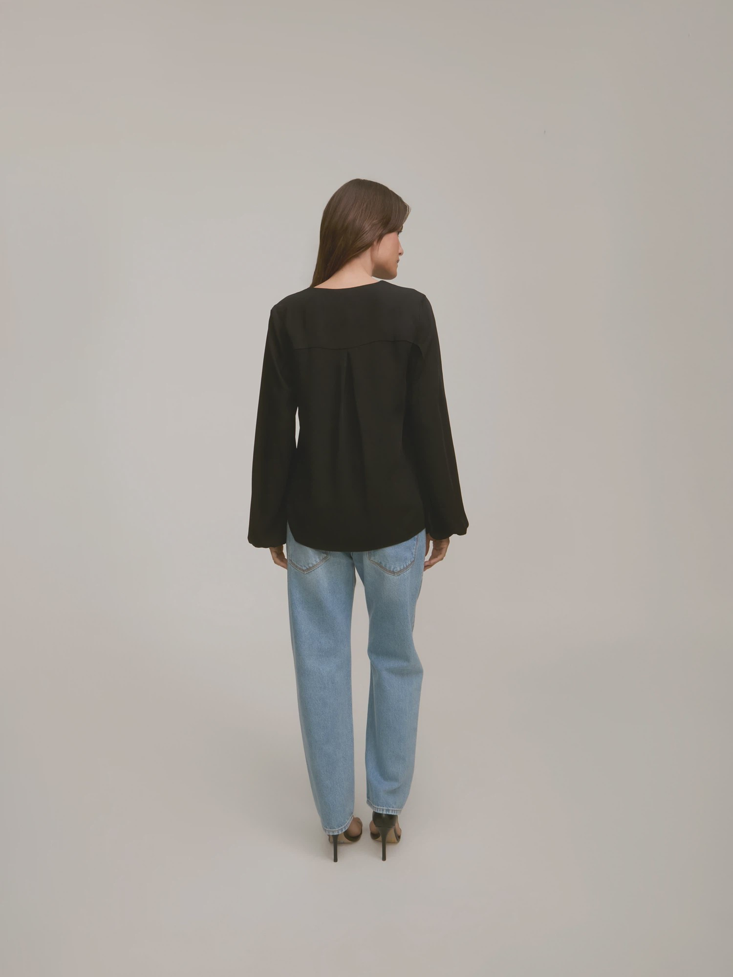 Blusa Leah Black Blusa Leah Black