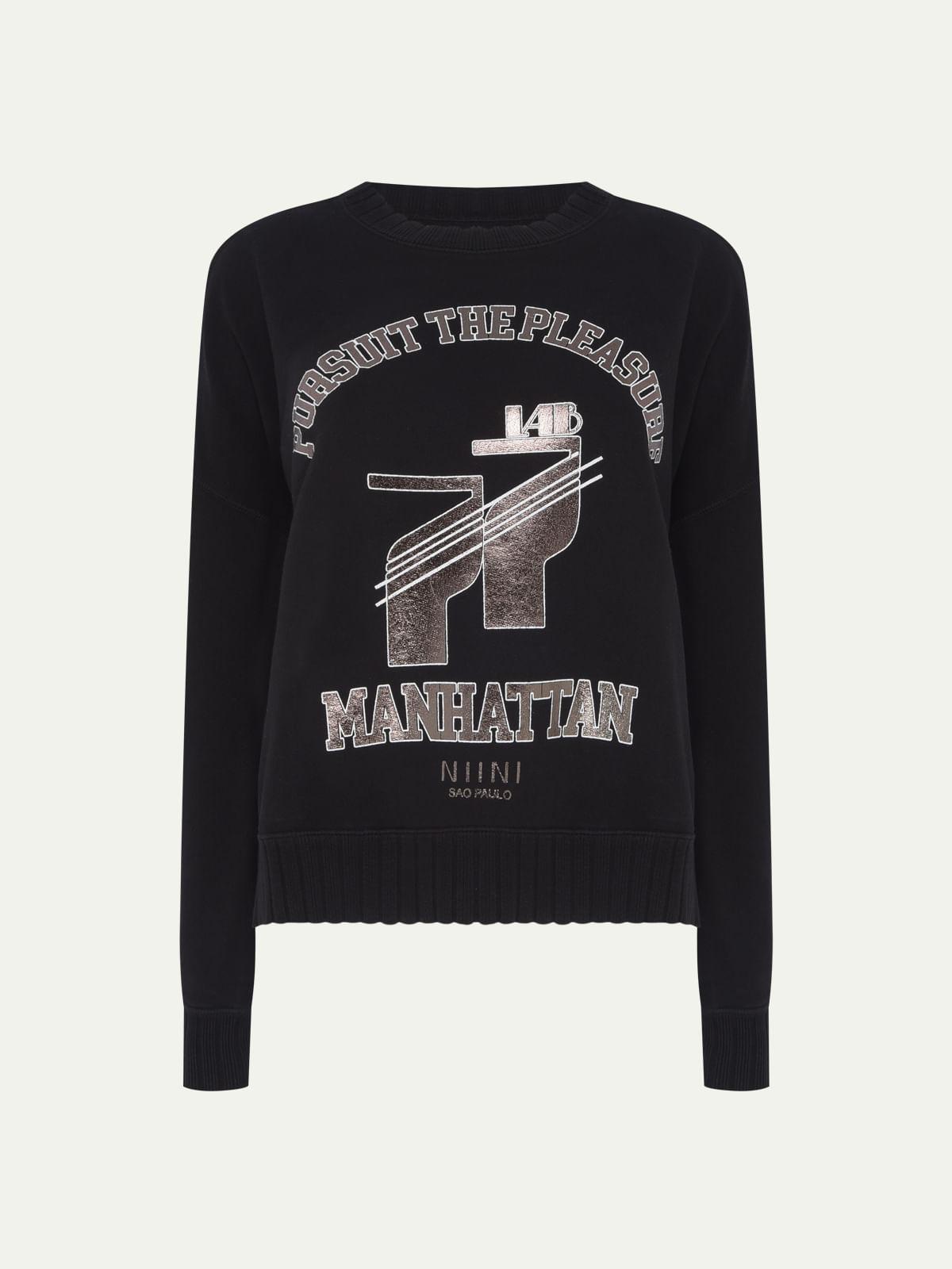 Moletom Vintage 77 Black Moletom Vintage 77 Black