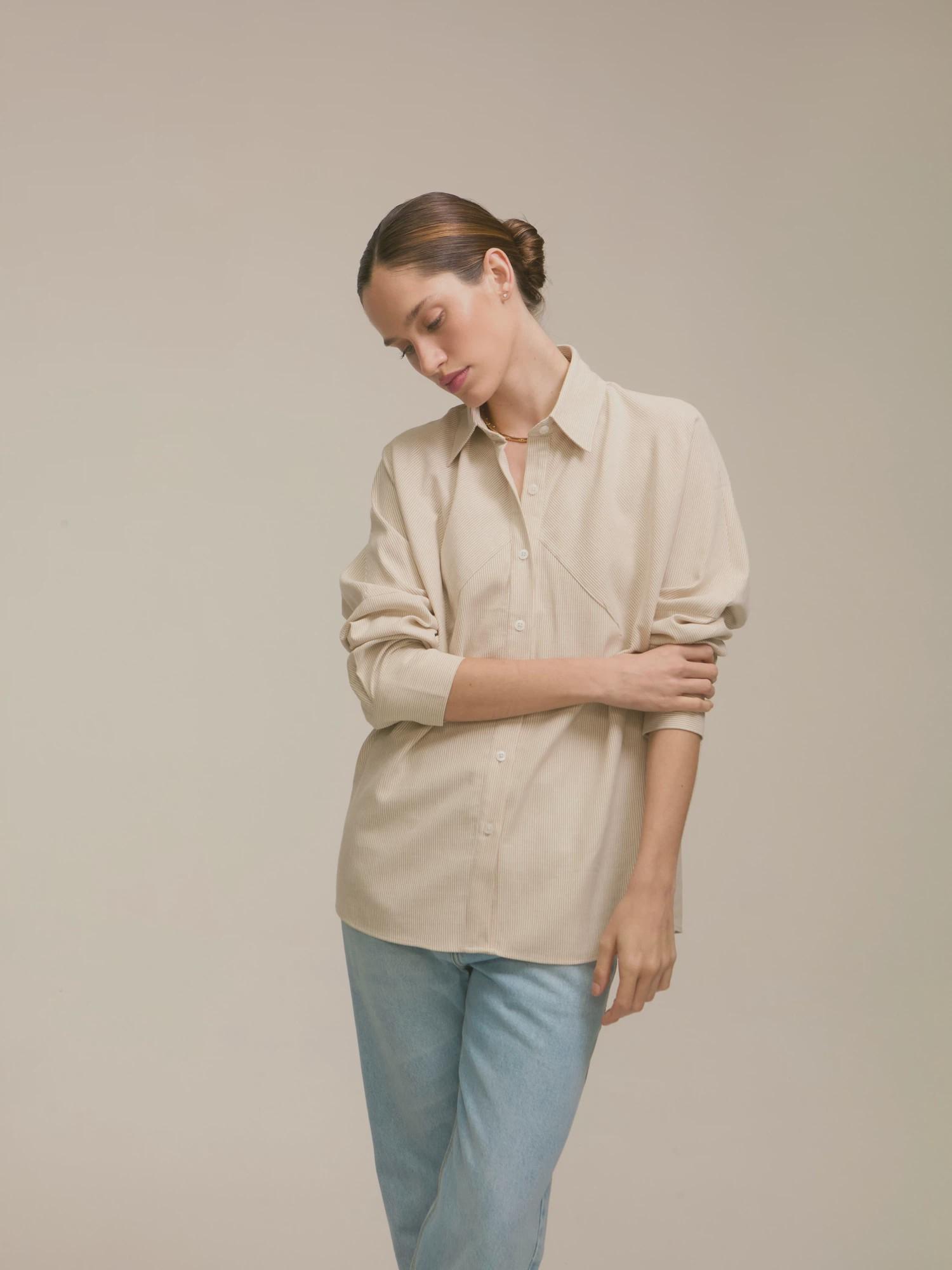 Camisa Luz Beige