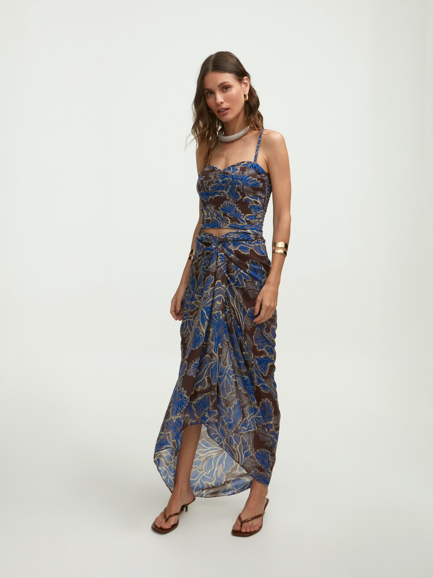 Vestido Lenço Emy Belga