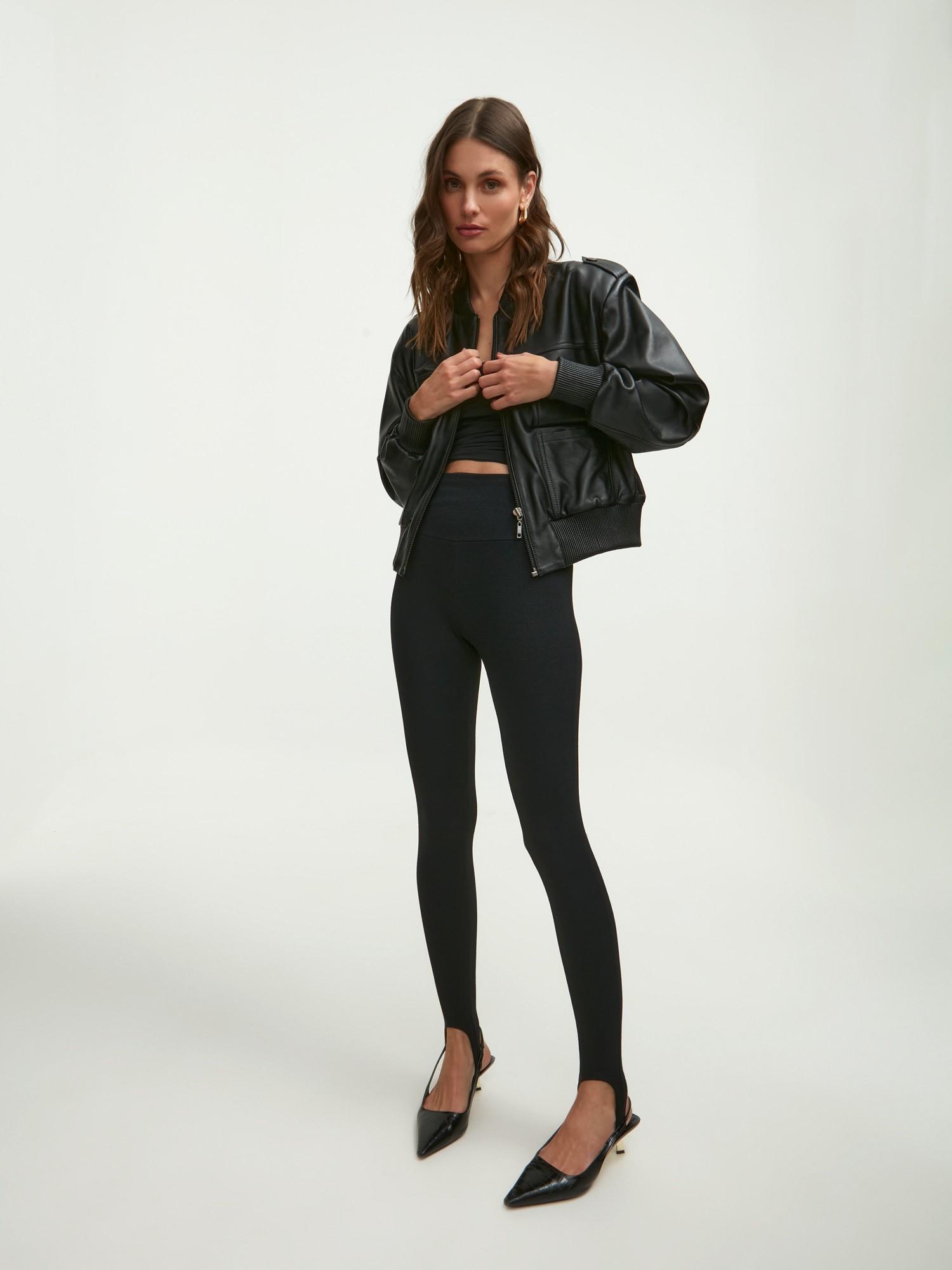 Jaqueta Cleo Couro Black Jaqueta Cleo Couro Black