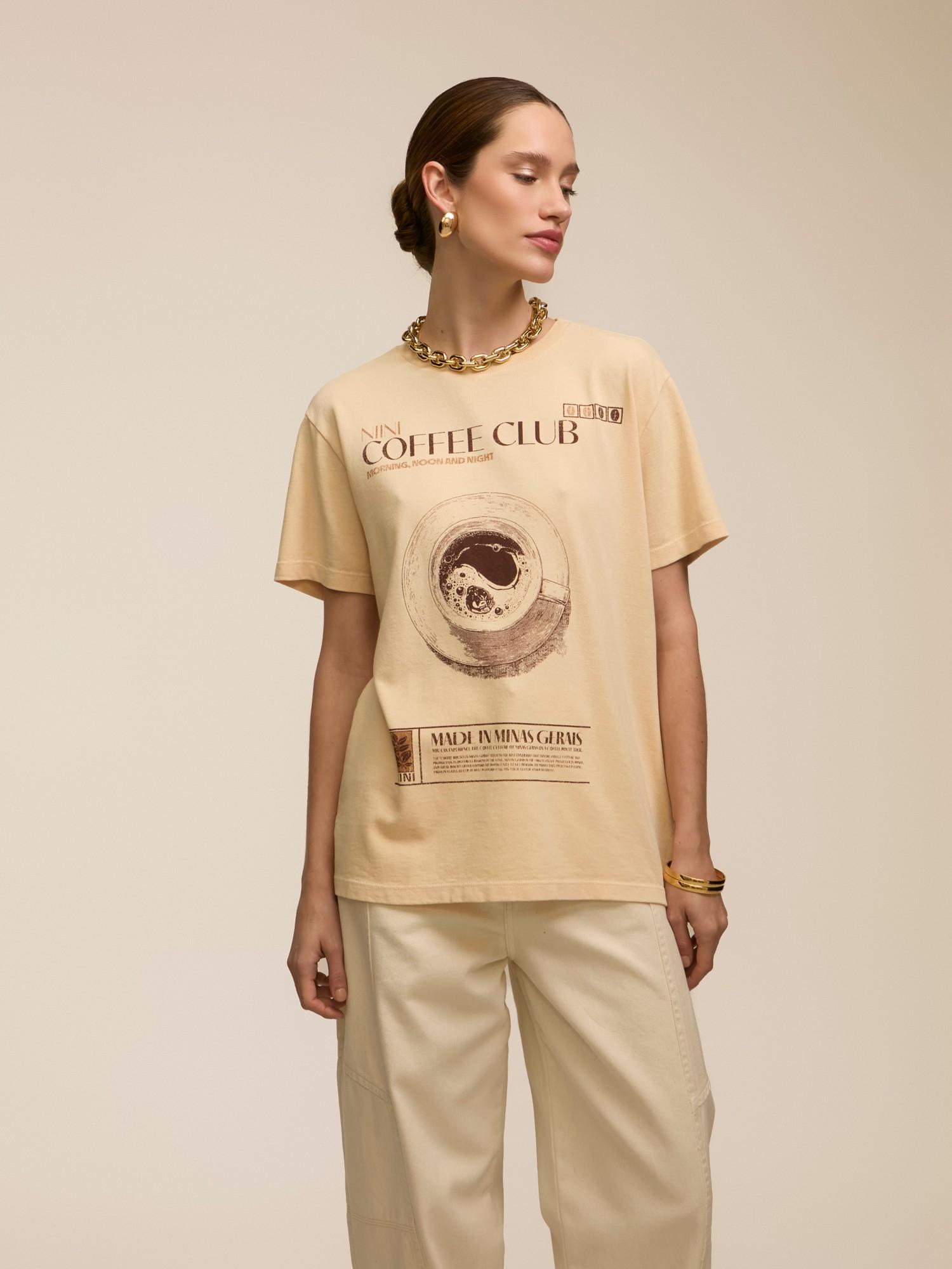 T-Shirt Coffee Beige T-Shirt Coffee Beige