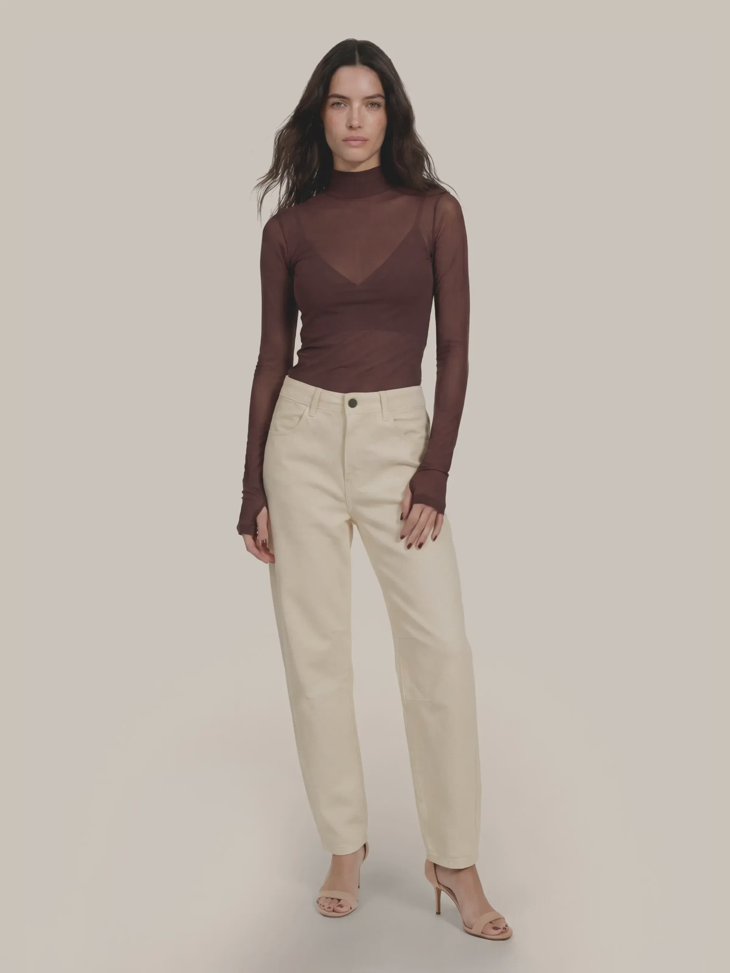 Blusa Tule Cocoa Blusa Tule Cocoa