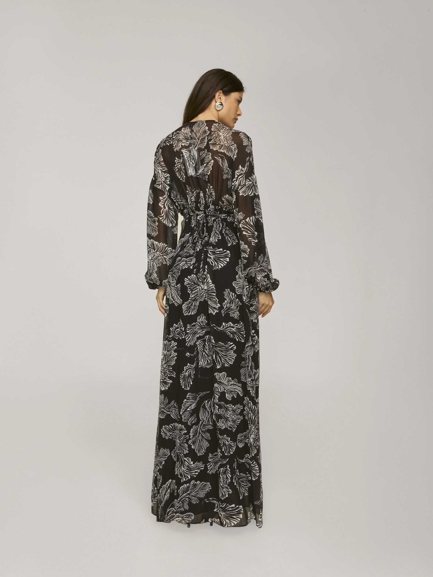 Vestido Manga Longa Emy Black Vestido Manga Longa Emy Black