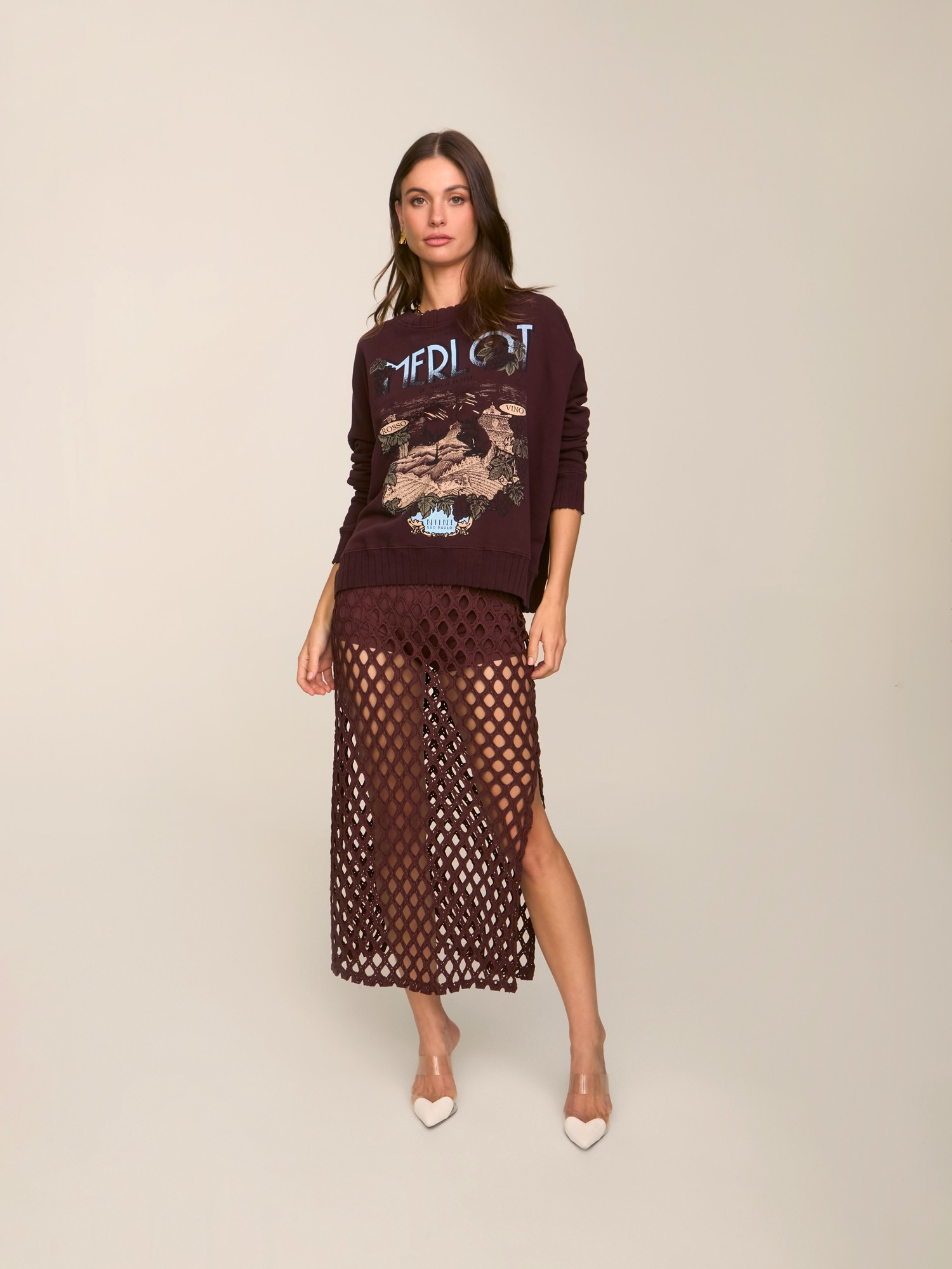 Moletom Merlot Brown