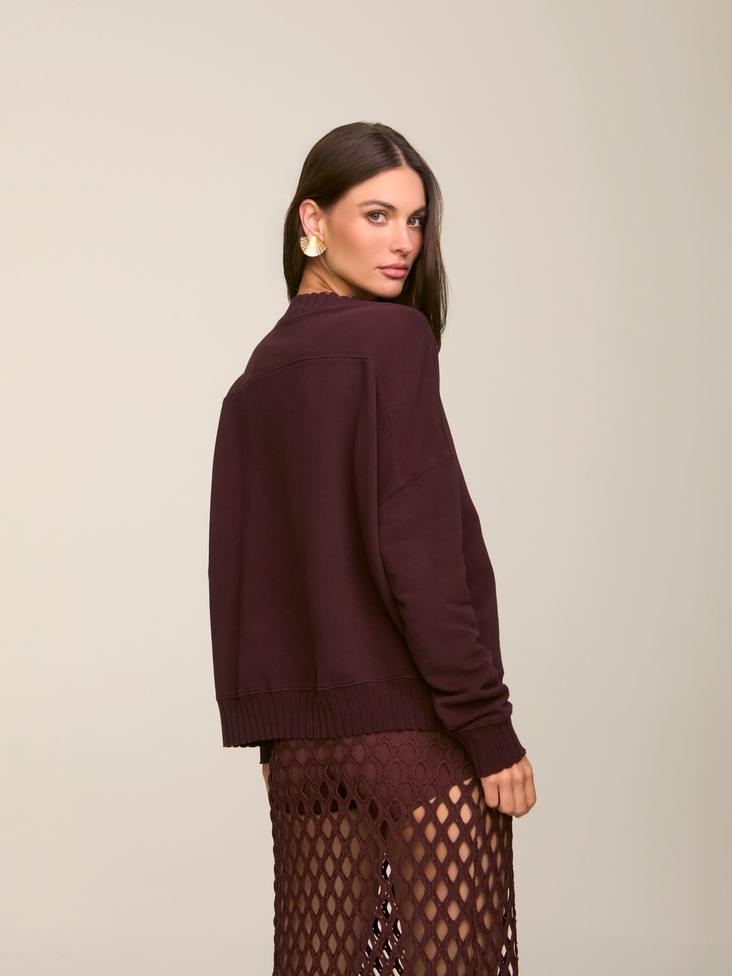 Moletom Merlot Brown