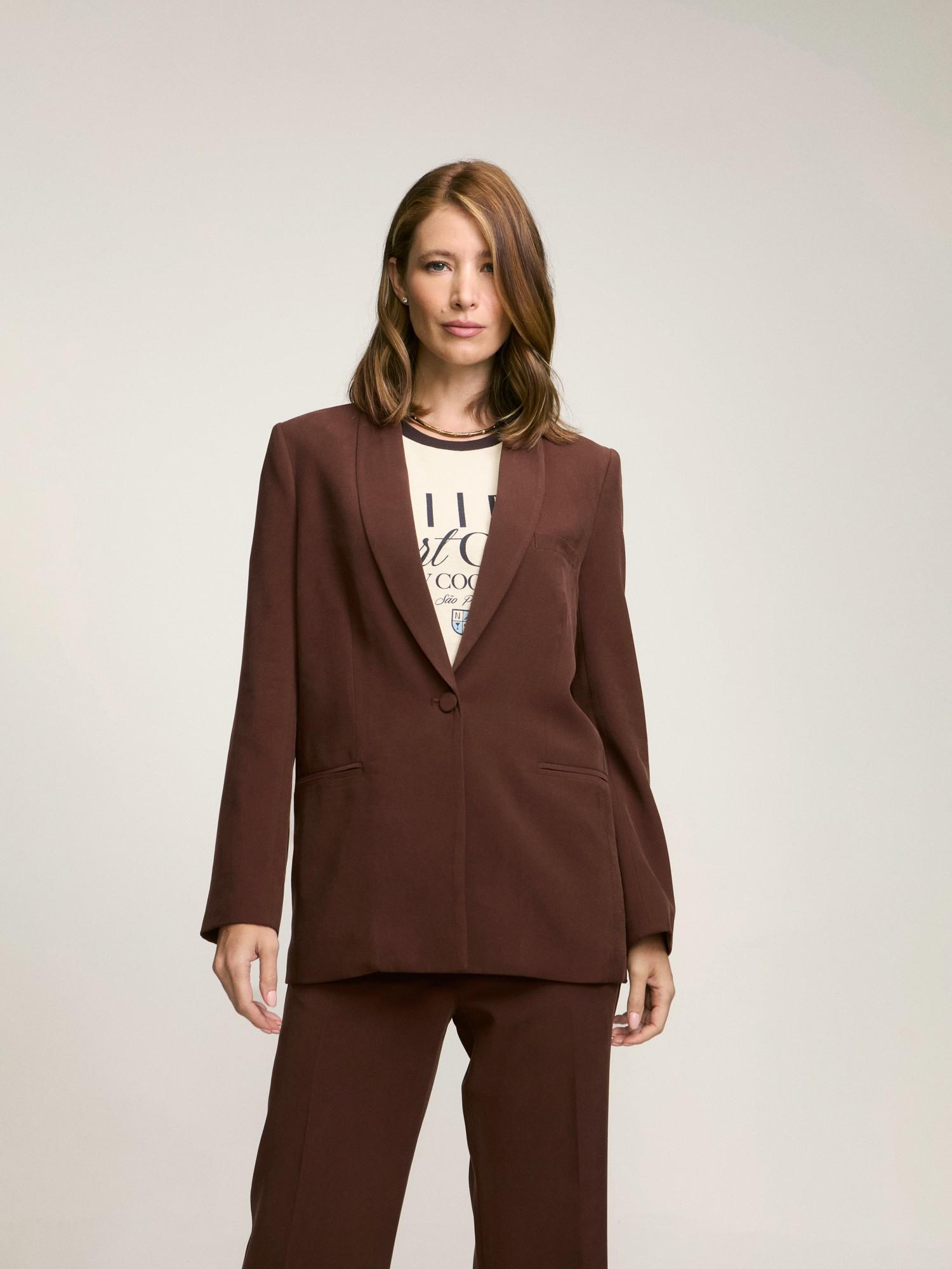 Blazer Essential Brown Blazer Essential Brown
