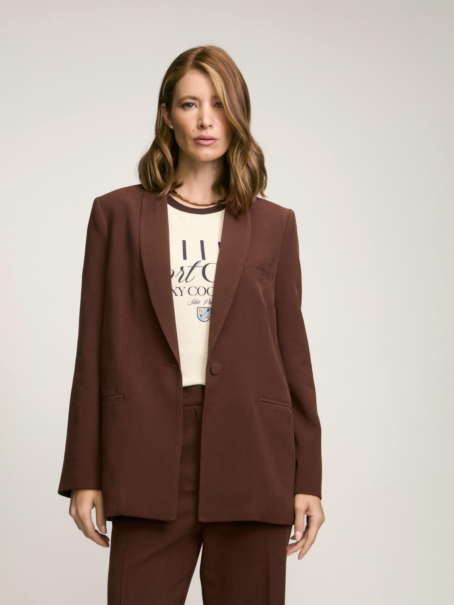 Blazer Essential Brown Blazer Essential Brown