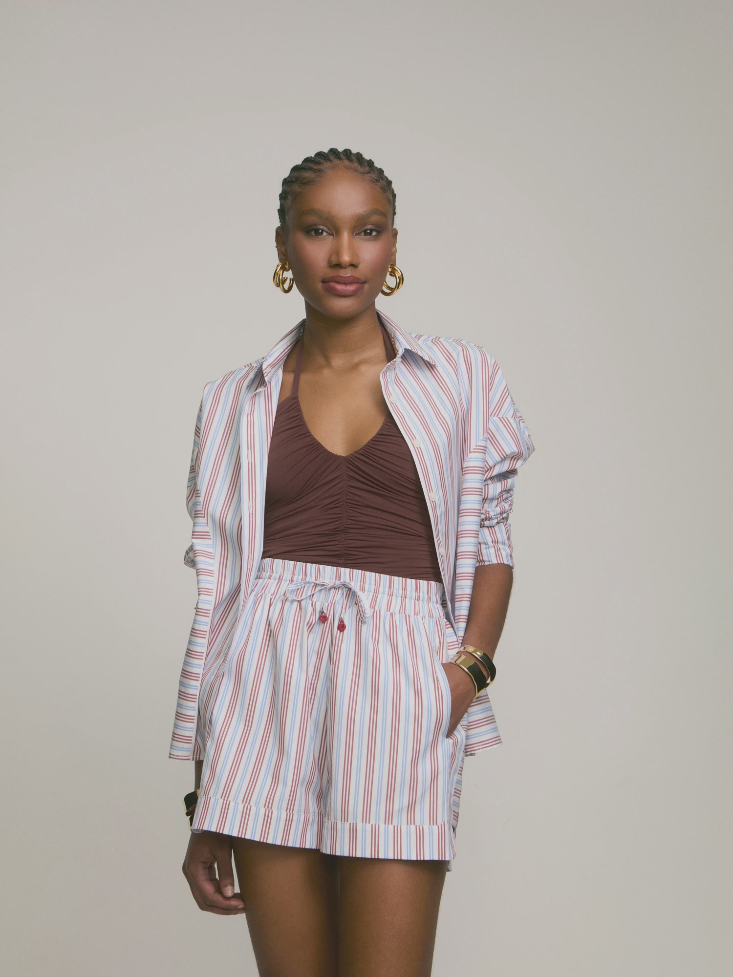 Short Aurora Listra Burgundy Short Aurora Listra Burgundy