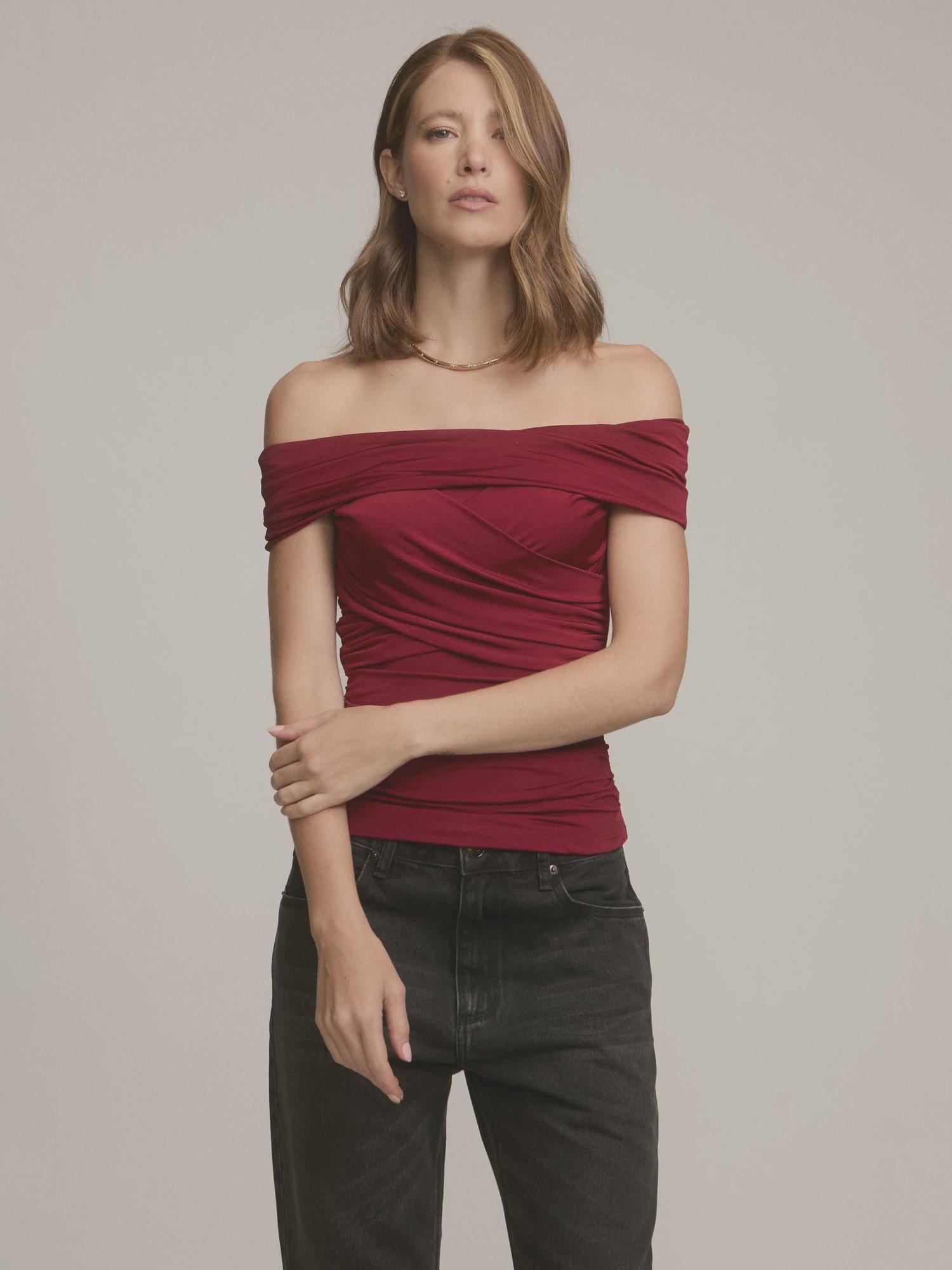 Blusa Amy Burgundy