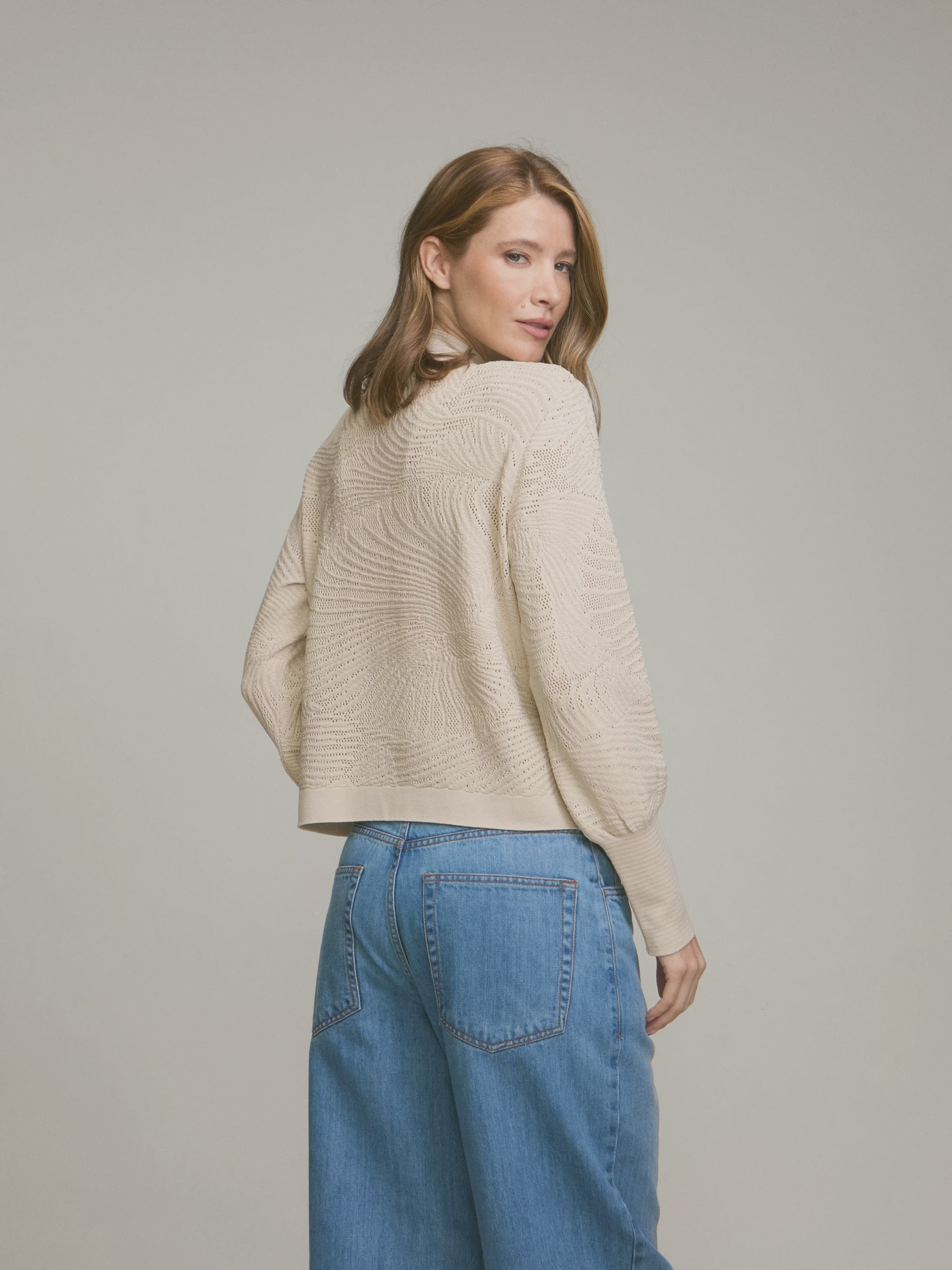 Blusa Bia Beige Blusa Bia Beige