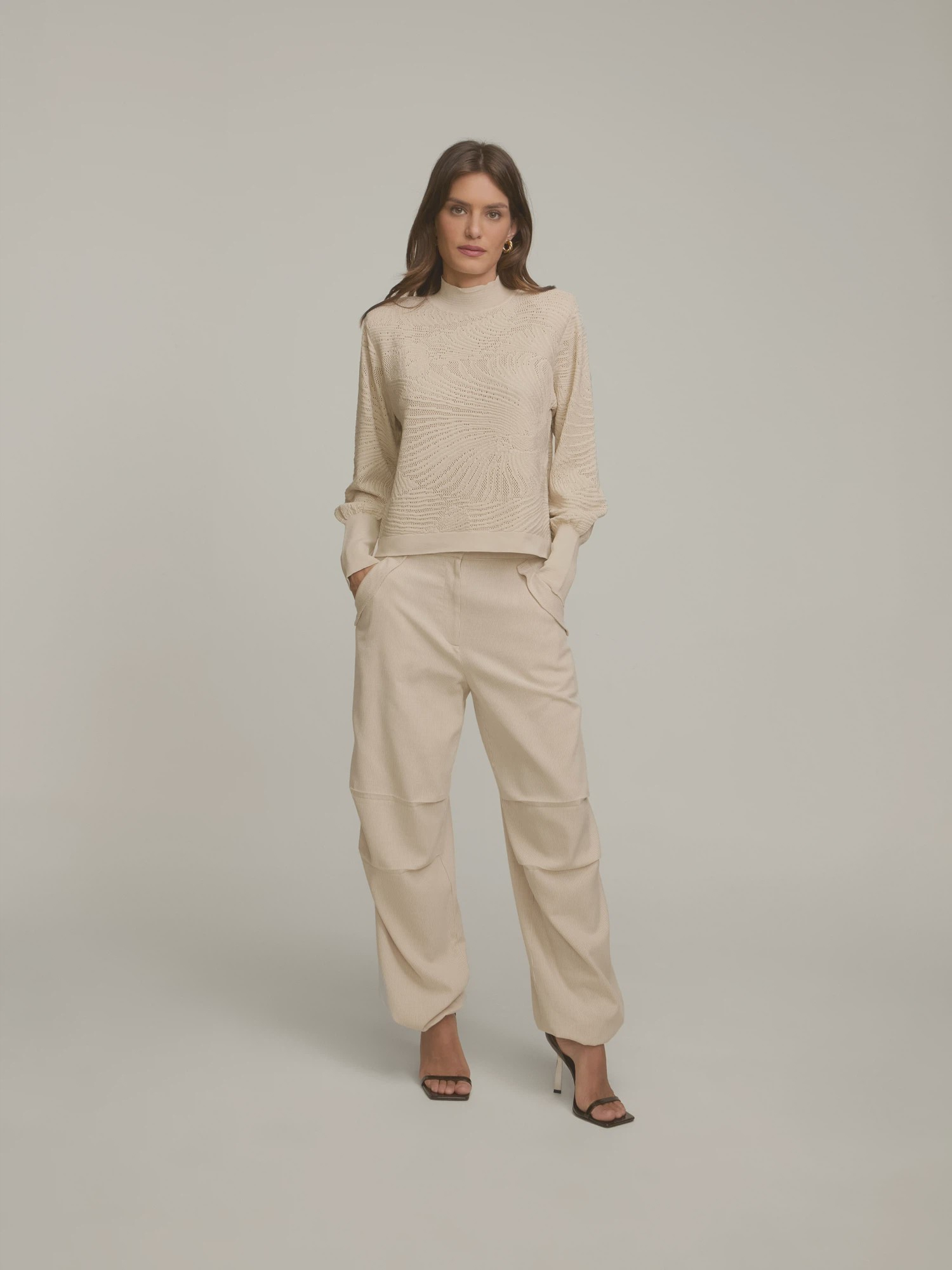 Calça Jogger Luz Beige