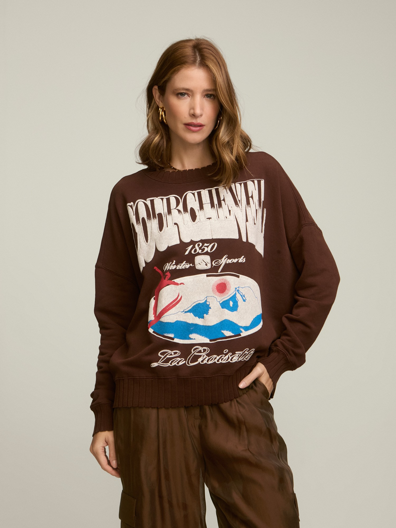 Moletom Courchevel Brown Moletom Courchevel Brown