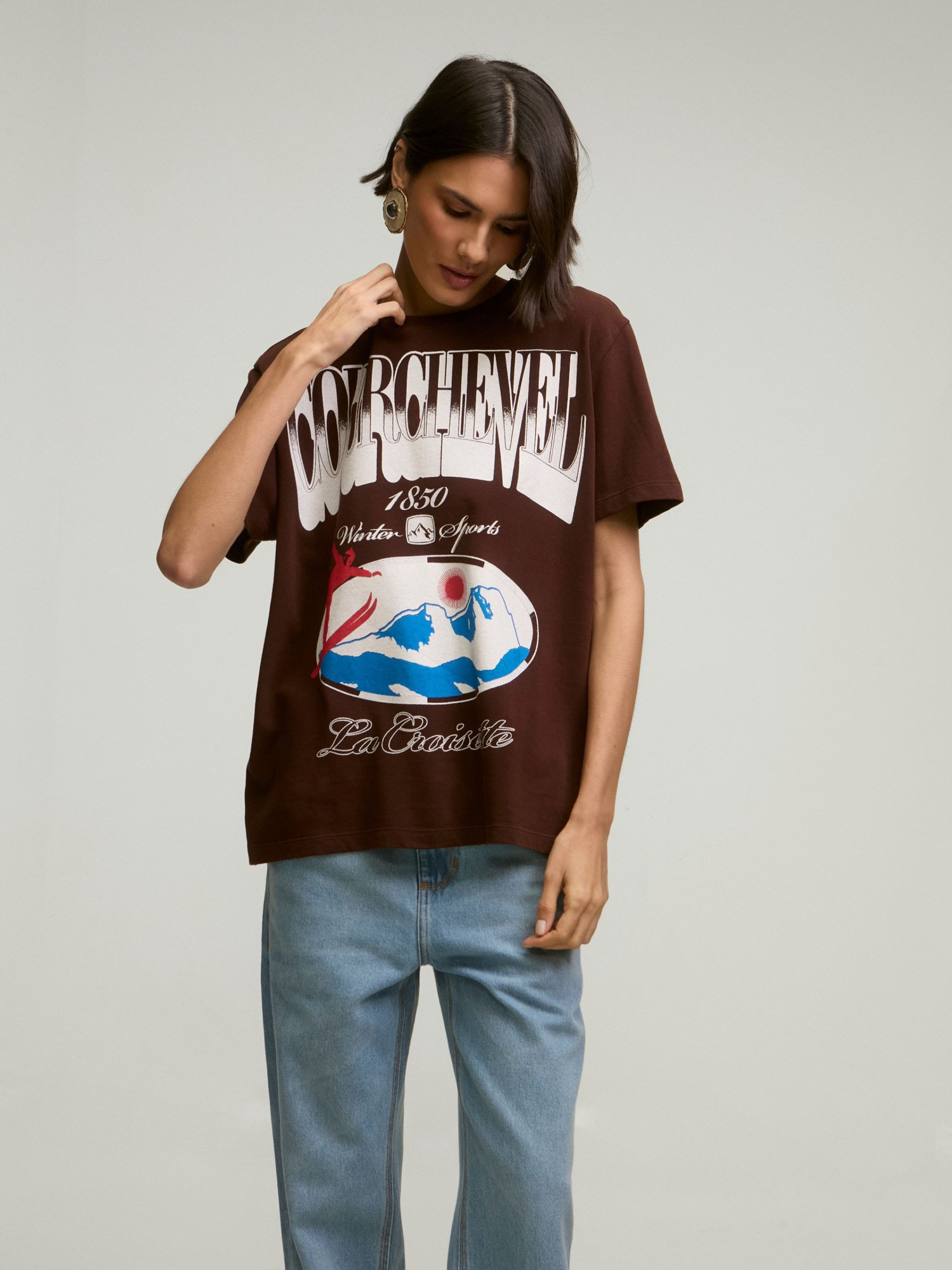 T-Shirt Courchevel Brown