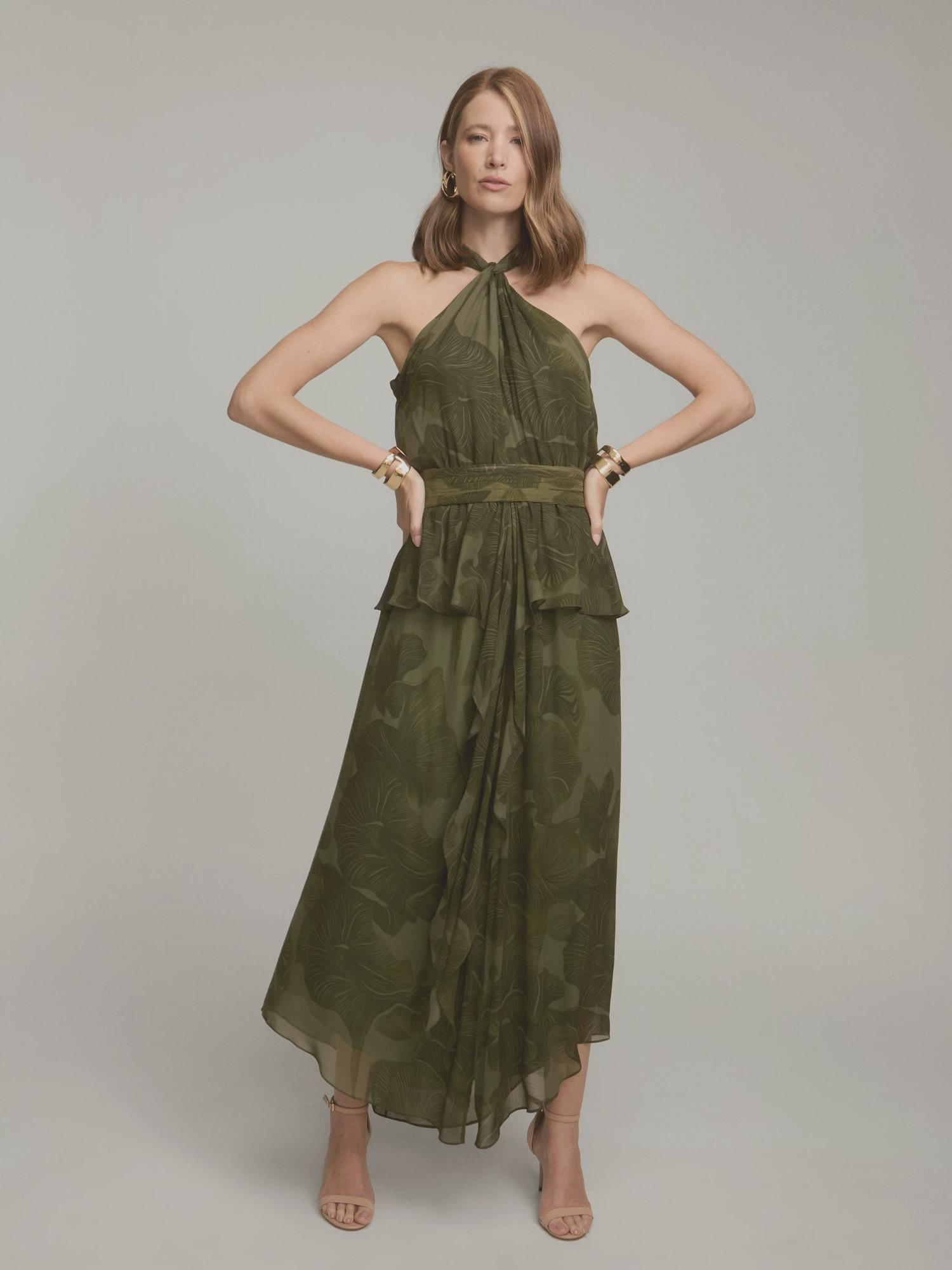 Vestido Midi Mushroom Organic Moss Vestido Midi Mushroom Organic Moss