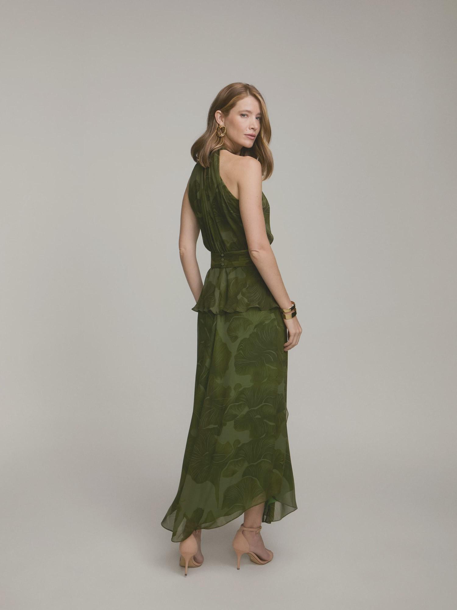 Vestido Midi Mushroom Organic Moss Vestido Midi Mushroom Organic Moss